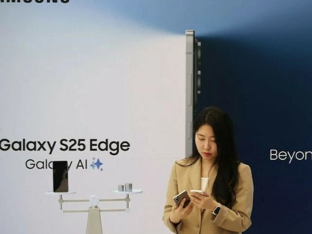 galaxy s25 edge launch photo reuters galaxy s25 edge launch photo reuters