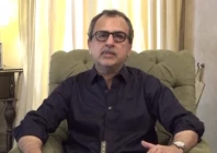 energy minister awais leghari speaking in a video message screengrab