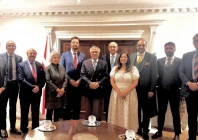 deputy prime minister and foreign minister ishaq dar with cross party pakistan origin british parliamentarians at pakistan house in london photo mofa