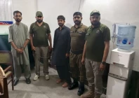 punjab wildlife department officials detain a suspected poacher during an action against illegal hunting of falcons and quails photo express punjab wildlife department officials detain a suspected poacher during an action against illegal hunting of falcons and quails photo express