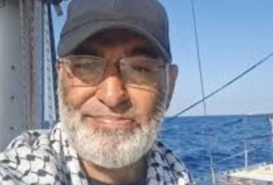 ex senator mushtaq ahmad khan part of the gaza flotilla photo x