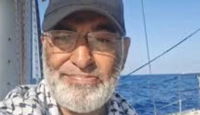 ex senator mushtaq ahmad khan part of the gaza flotilla photo x