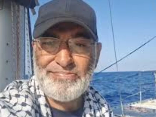 ex senator mushtaq ahmad khan part of the gaza flotilla photo x