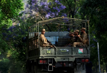pakistani army soldiers patrol at d chowk near the president s house as pakistan prepares to host the us and iran for the second phase of peace talks in islamabad pakistan april 21 2026 photo reuters pakistani army soldiers patrol at d chowk near the president s house as pakistan prepares to host the us and iran for the second phase of peace talks in islamabad pakistan april 21 2026 photo reuters