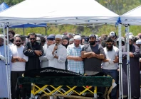 people attend a prayer service for the victims of a shooting at the islamic center in san diego california us may 21 2026 photo reuters