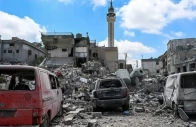 destruction in lebanon from israeli bombing campaigns photo anadolu agency