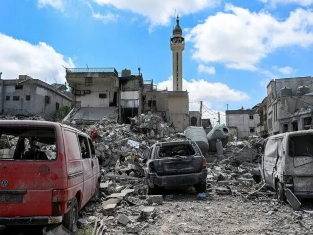 destruction in lebanon from israeli bombing campaigns photo anadolu agency destruction in lebanon from israeli bombing campaigns photo anadolu agency