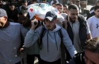 a palestinian was killed in an israeli strike in central gaza early saturday while another died of wounds sustained in an earlier attack medical sources told anadolu photo anadolu agency