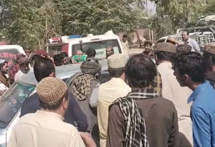 the bodies of three brothers killed in an ied blast are brought to dhq hospital in dukki photo express