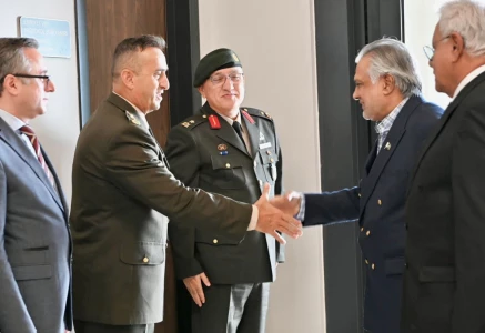 foreign minister ishaq dar being received by turkish officials upon his arrival in istanbul photo mofa