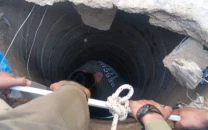 five rescued after falling into open drain in korangi five rescued after falling into open drain in korangi