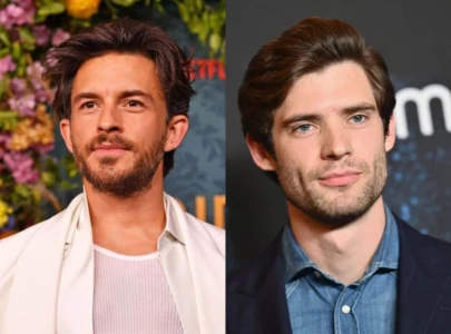 jonathan bailey and david corenswet link up for upcoming feature jonathan bailey and david corenswet link up for upcoming feature