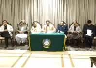 khyber pakhtunkhwa chief minister sohail afridi addressing a jirga in bajaur photo express