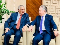 deputy prime minister and foreign minister ishaq dar meets kyrgyz foreign minister zheenbek kulubaev in bishkek photo mofa