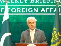 foreign office spokesperson tahir andrabi speaking at the fo weekly press briefing screengrab foreign office spokesperson tahir andrabi speaking at the fo weekly press briefing screengrab