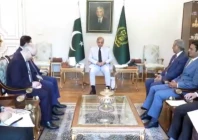 prime minister shehbaz sharif meets with the azerbaijani justice minister farid turab oglu ahmadov photo pmo