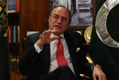 finance minister muhammad aurangzeb speaks during a reuters interview in islamabad pakistan june 15 2026 photo reuters