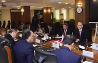 finance minister muhammad aurangzeb meets adb vice president yingming yang in islamabad photo x