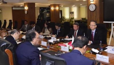 finance minister muhammad aurangzeb meets adb vice president yingming yang in islamabad photo x