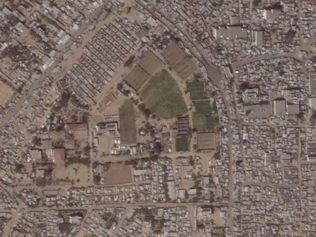 satellite image shows densely packed tents at the humanitarian zone al mawasi area designated by israel as a humanitarian zone where aid agencies say basic services are inadequate for the large number of people living there in khan younis amid israel s military offensive on gaza city september 9 2025 photo reuters satellite image shows densely packed tents at the humanitarian zone al mawasi area designated by israel as a humanitarian zone where aid agencies say basic services are inadequate for the large number of people living there in khan younis amid israel s military offensive on gaza city september 9 2025 photo reuters