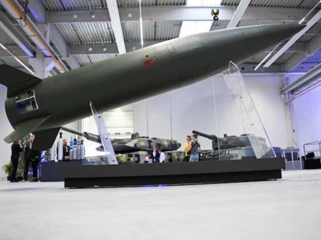 an army tactical missile system atacms is displayed during the inauguration of a new artillery plant of ammunition maker rheinmetall in unterluess germany august 27 2025 photo reuters an army tactical missile system atacms is displayed during the inauguration of a new artillery plant of ammunition maker rheinmetall in unterluess germany august 27 2025 photo reuters