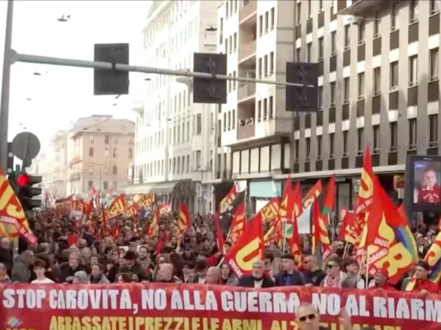 Mass protests sweep Italy during nationwide strike