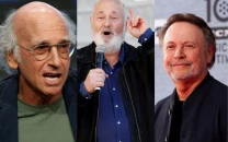 billy crystal and larry david seen visiting rob reiner s home after his death