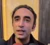 pakistan peoples party ppp chairman bilawal bhutto zardari speaks to reporters in london screengrab