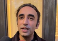 pakistan peoples party ppp chairman bilawal bhutto zardari speaks to reporters in london screengrab