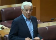 defence minister khawaja asif addressing the national assembly screengrab
