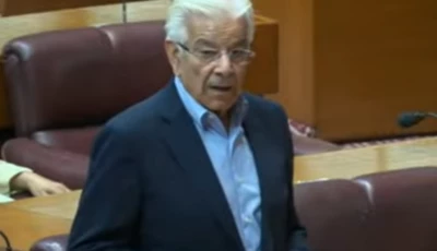 defence minister khawaja asif addressing the national assembly screengrab defence minister khawaja asif addressing the national assembly screengrab