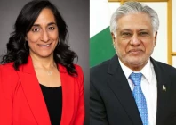 canadian foreign minister anita anand l foreign minister ishaq dar r canadian foreign minister anita anand l foreign minister ishaq dar r