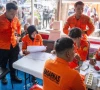 rescuers work at a command post during an operation after the virgo transport 8 ship according to a search and rescue agency sank while sailing from surabaya in east java to banjarmasin in south kalimantan at trisakti port in banjarmasin south kalimantan province indonesia september 13 2026 photo reuters