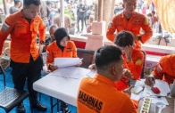 rescuers work at a command post during an operation after the virgo transport 8 ship according to a search and rescue agency sank while sailing from surabaya in east java to banjarmasin in south kalimantan at trisakti port in banjarmasin south kalimantan province indonesia september 13 2026 photo reuters