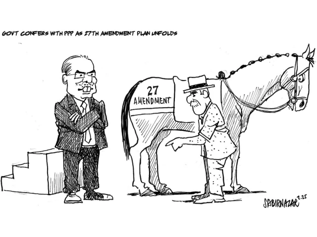 cartoon by sabir nazar