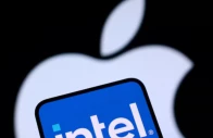 intel and apple logos are seen in this illustration taken september 24 2025 photo reuters