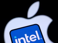 intel and apple logos are seen in this illustration taken september 24 2025 photo reuters