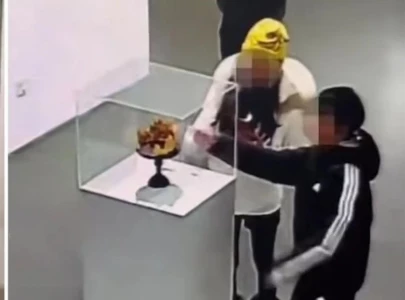 child accidentally damages hand crafted golden wedding crown at china exhibition