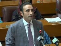 pakistan peoples party chairman bilawal bhutto zardari speaking on the floor of the national assembly screengrab