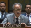 pakistan s permanent representative to the un ambassador asim iftikhar ahmad speaks during a un security council emergency meeting on yemen screengrab