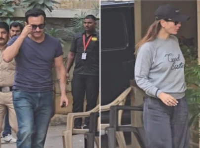 saif kareena step out with heavy security after knife attack saif kareena step out with heavy security after knife attack