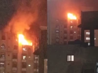 gas cylinder explodes at bismillah residency near five star chowrangi in block d north nazimabad photo express