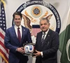 pakistan s ambassador to the united states rizwan saeed sheikh presents the us international development finance corporation s chief executive benjamin black with official fifa world cup 2026 football trionda photo x