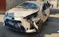 roadside bomb hits anp leader s vehicle in swat