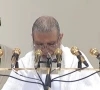 sheikh ali al hudhaify delivering the 2026 hajj sermon at masjid namirah in the plains of arafat screengrab