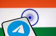 indian flag and telegram app logo are seen in this illustration taken june 19 2026 photo reuters
