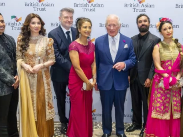 Mahira Khan meets King Charles III at British Asian Trust ga
