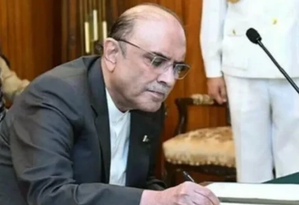 president asif ali zardari signs 27th consitutional amendment bill