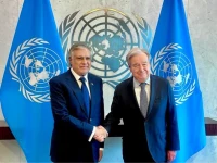 foreign minister ishaq dar meets with united nations secretary general antonio guterres in new york photo fo