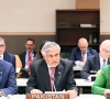 deputy prime minister and foreign minister ishaq dar addresses the oic contact group s ministerial meeting on jammu and kashmir in new york photo foreignoffice x